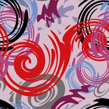 Sample of a seamless pattern for filling a plane Stock Illustration