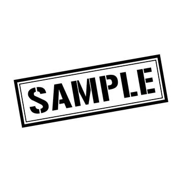 Sample Stamp, Sample Grunge Square Sign Stock Illustration