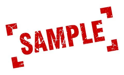 Sample stamp. sample square grunge sign. sample Stock Illustration