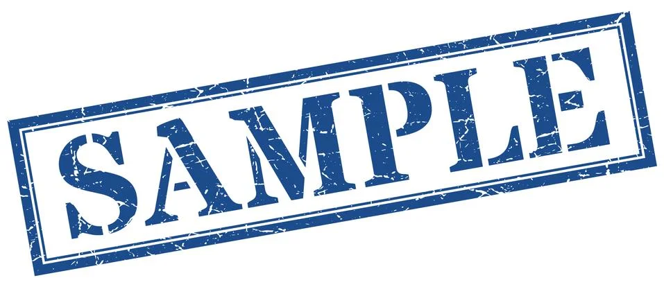 Sample stamp. sample square grunge sign. sample Stock Illustration