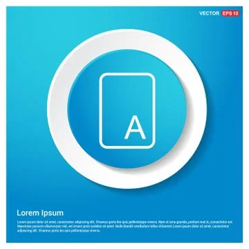 Sample text icon Stock Illustration