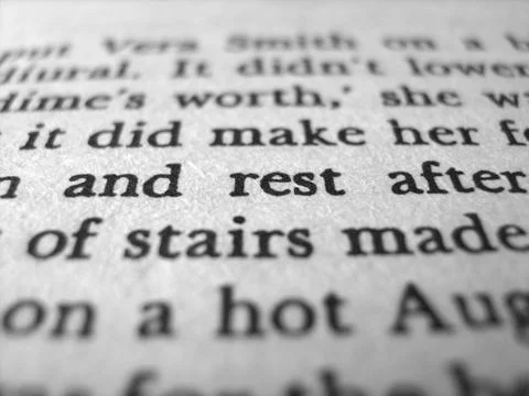 A sample of text Stock Photos