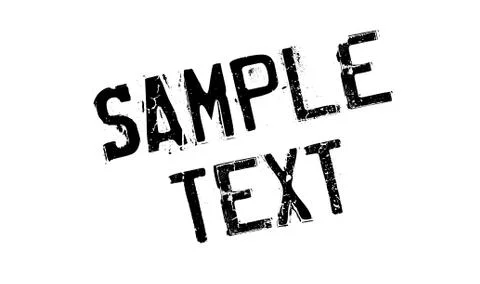 Sample Text rubber stamp Illustrazione stock