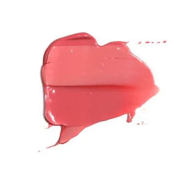 Sample of texture and a double lipstick for the lips Stock Photos