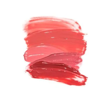 Sample of texture and a double lipstick for the lips Stock Photos