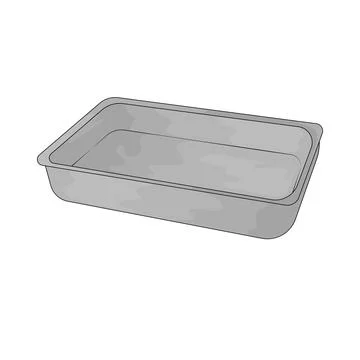 Sample tray illustration Stock Illustration