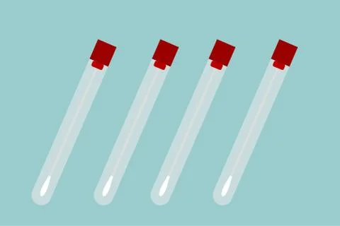 Sample Tube Stock Illustration