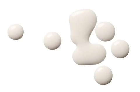 A sample of white matte nail polish. Isolated on a white background. Stock Photos