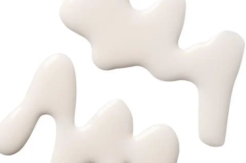 A sample of white matte nail polish. Isolated on a white background. Stock Photos