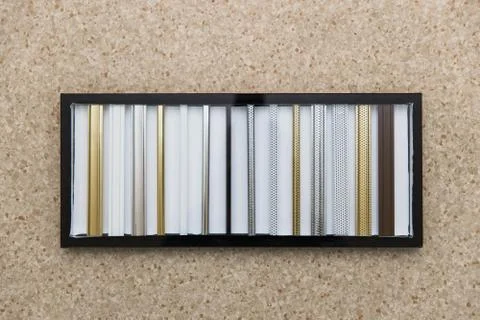 A sample of the window frames Stock Photos