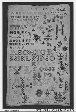 Sampler 1719 Dutch. Sampler  228039 Stock Illustration