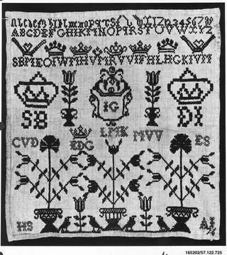 Sampler 1776 Dutch. Sampler  228648 Stock Illustration
