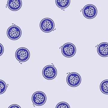 Sampler embroidery hobby glyph seamless pattern Stock Illustration