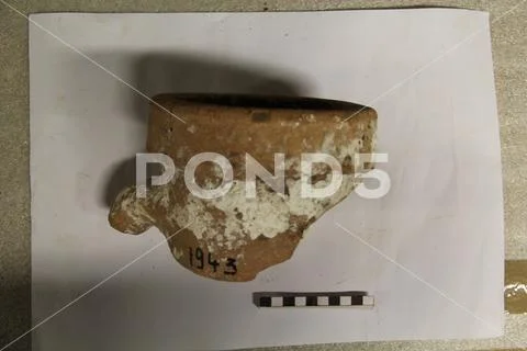 Samples of archeology. archaeological excavations Stock Photos