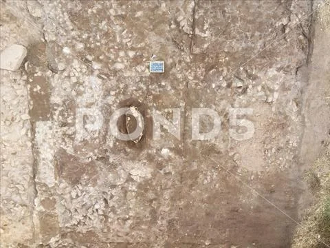 Samples of archeology. archaeological excavations Stock Photos