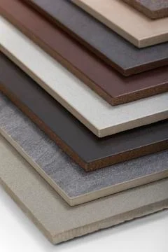 Samples of a ceramic tile Stock Photos