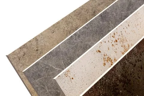 Samples of a ceramic tile in shop. Фото