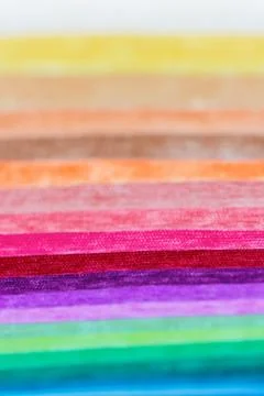 Samples of colored cloth background texture Stock Photos