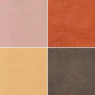 Samples of leather Stock Photos