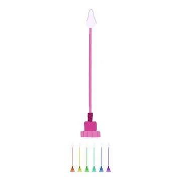 Sampling sterile swab vector cartoon graphic 스톡 일러스트
