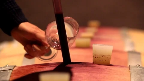 Sampling wine Stock Footage 102568525