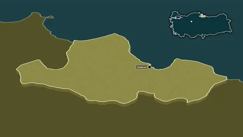Samsun, Turkiye, Turkey, extruded. Pattern Video stock 169567100