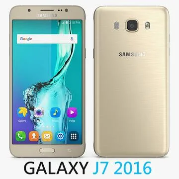 Samsung Galaxy J7 2016 Gold ~ 3D Модель # 96458692