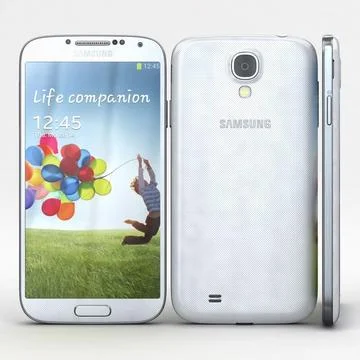 Samsung Galaxy S4 White Frost 3D Model