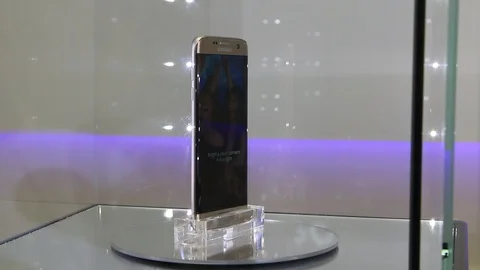 Samsung Galaxy S7 Edge Stock Footage 86624352