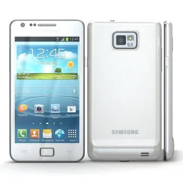 alias Handschrift pols 3D Model: Samsung I9105 Galaxy S II Plus White #96469873