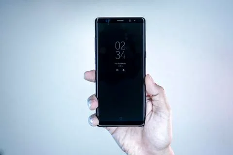 Samsung Note 8 Stock Photos