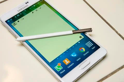 Samsung note Stock Photos