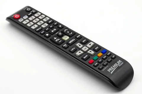 Samsung Premium Mediaset Smart Decoder. Satellite, Digitale Terrestre, Online. Stock Photos