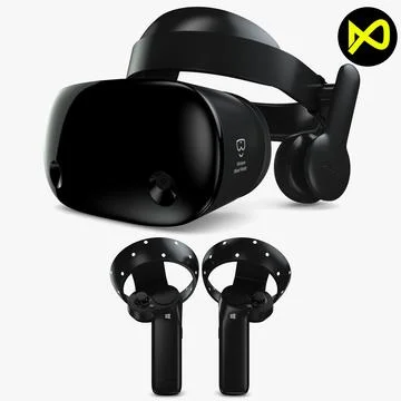 Samsung Winsows Mixed Virtual Reality Set 3D Model