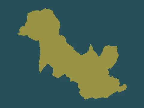 Samtse, Bhutan. Solid color shape 스톡 일러스트