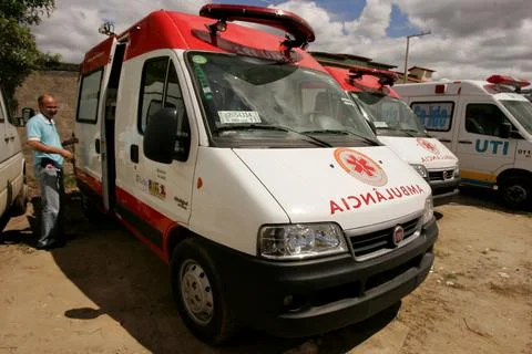 Samu 192 first responders in training 스톡 사진