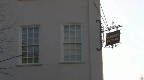 Samuel Johnson Birthplace Video stock 21908010
