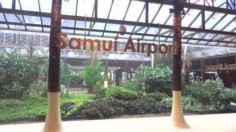 Samui airport Stock Footage 48478911