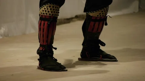 Samurai in action Stock Footage 40764834