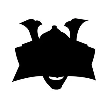 Samurai helmet 스톡 일러스트