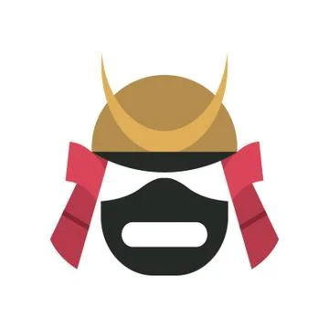 Samurai Helmet Stock Illustration