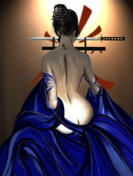 Samurai Illustrazione stock