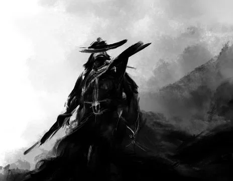 Samurai Illustrazione stock