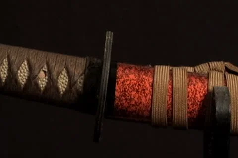 Samurai sword 16x9 Stock Footage 8850854