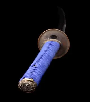 Samurai sword handle Stock Photos