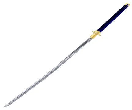 Samurai sword Illustrazione stock