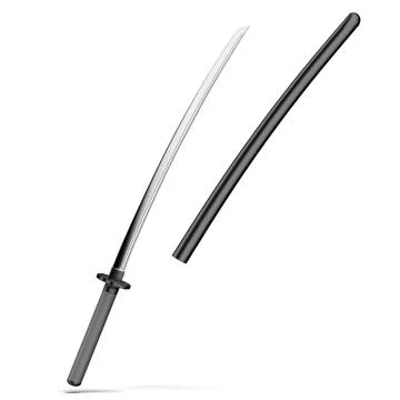 Samurai sword 库存插图