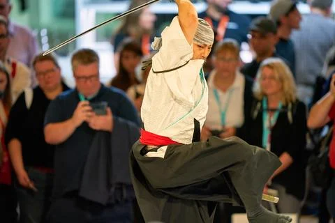 Samurai Sword Show Stock Photos
