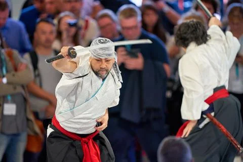Samurai Sword Show Stock Photos
