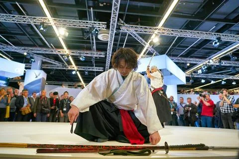Samurai Sword Show Stock Photos